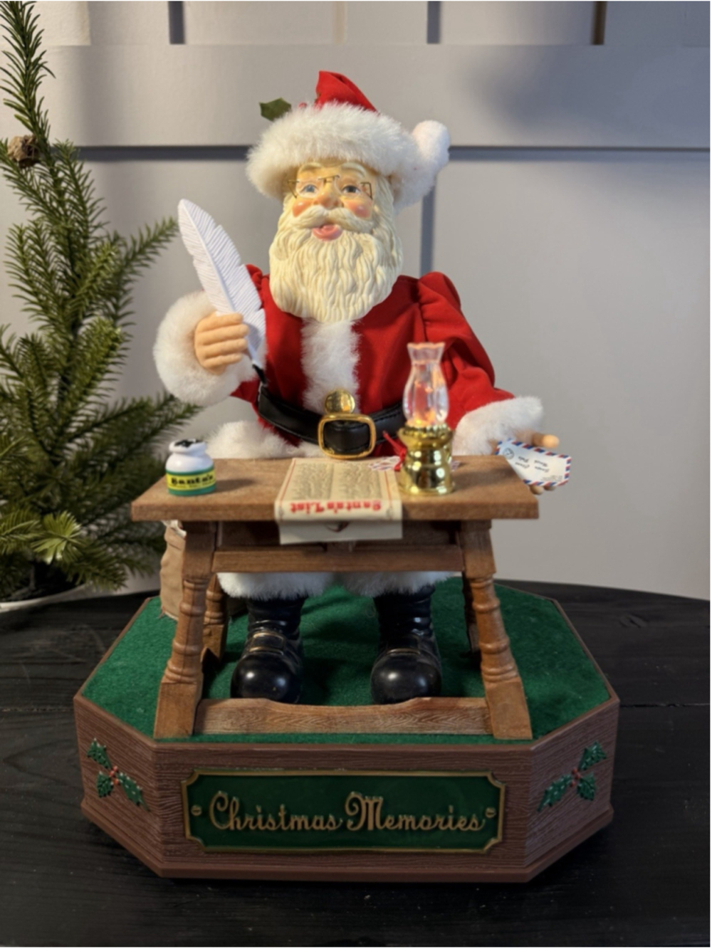 Telco Motionette Santa's Workshop Christmas Animated in Box WORKS!!